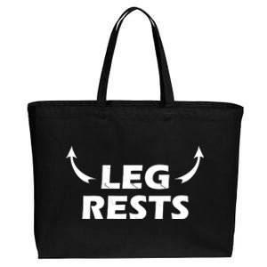 Leg Rests Funny Adult Humor Sex Porn Addicted Funny Gift Cotton Canvas Jumbo Tote