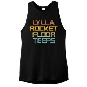 Lylla & Rocket & Floor & Teefs Ladies PosiCharge Tri-Blend Wicking Tank