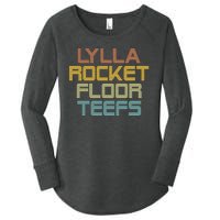 Lylla & Rocket & Floor & Teefs Women's Perfect Tri Tunic Long Sleeve Shirt