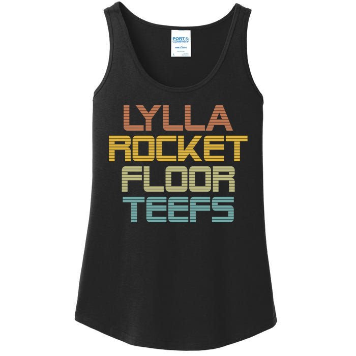 Lylla & Rocket & Floor & Teefs Ladies Essential Tank