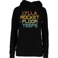 Lylla & Rocket & Floor & Teefs Womens Funnel Neck Pullover Hood