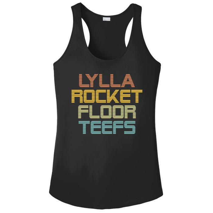 Lylla & Rocket & Floor & Teefs Ladies PosiCharge Competitor Racerback Tank