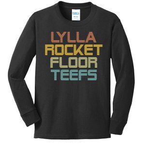 Lylla & Rocket & Floor & Teefs Kids Long Sleeve Shirt