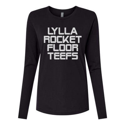 Lylla & Rocket & Floor & Teefs Womens Cotton Relaxed Long Sleeve T-Shirt