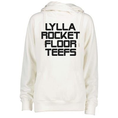 Lylla & Rocket & Floor & Teefs Womens Funnel Neck Pullover Hood