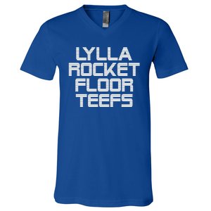 Lylla & Rocket & Floor & Teefs V-Neck T-Shirt