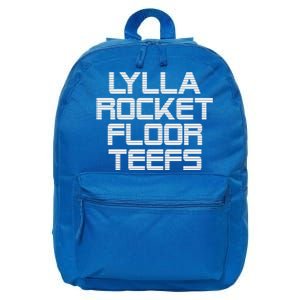 Lylla & Rocket & Floor & Teefs 16 in Basic Backpack