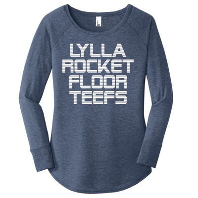 Lylla & Rocket & Floor & Teefs Women's Perfect Tri Tunic Long Sleeve Shirt