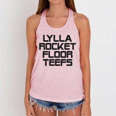 Lylla & Rocket & Floor & Teefs Women's Knotted Racerback Tank