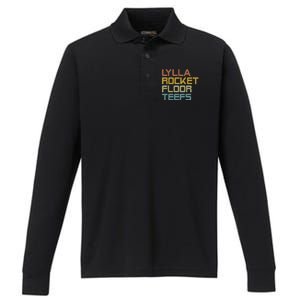 Lylla & Rocket & Floor & Teefs Performance Long Sleeve Polo