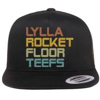 Lylla & Rocket & Floor & Teefs Flat Bill Trucker Hat