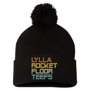 Lylla & Rocket & Floor & Teefs Pom Pom 12in Knit Beanie