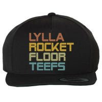 Lylla & Rocket & Floor & Teefs Wool Snapback Cap