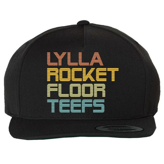 Lylla & Rocket & Floor & Teefs Wool Snapback Cap