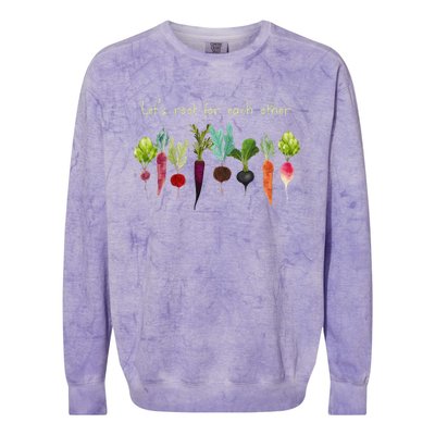 LetS Root For Each Other And Watch Each Other Grow Plants Colorblast Crewneck Sweatshirt