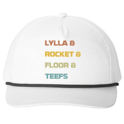 Lylla & Rocket & Floor & Teefs Snapback Five-Panel Rope Hat