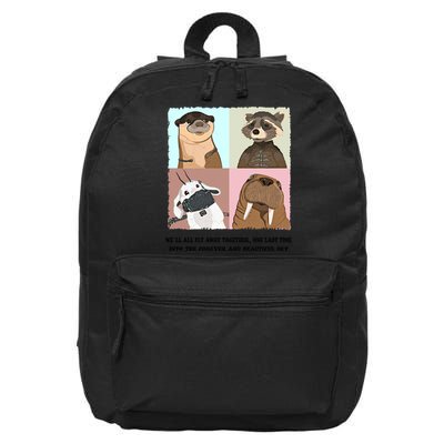 Lylla Rocket Floor Teefs Into The Forever And Beautiful Sky Rock 16 in Basic Backpack