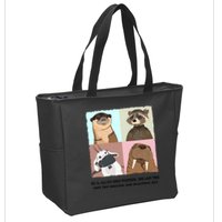 Lylla Rocket Floor Teefs Into The Forever And Beautiful Sky Rock Zip Tote Bag