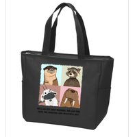 Lylla Rocket Floor Teefs Into The Forever And Beautiful Sky Rock Zip Tote Bag