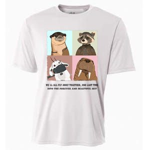 Lylla Rocket Floor Teefs Into The Forever And Beautiful Sky Rock Cooling Performance Crew T-Shirt