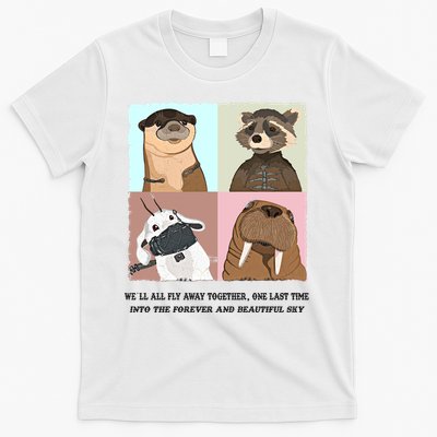 Lylla Rocket Floor Teefs Into The Forever And Beautiful Sky Rock T-Shirt