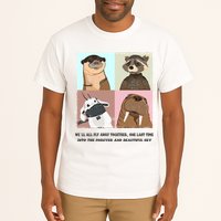 Lylla Rocket Floor Teefs Into The Forever And Beautiful Sky Rock Tall T-Shirt