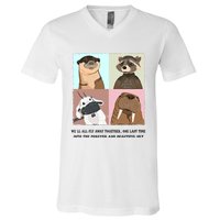 Lylla Rocket Floor Teefs Into The Forever And Beautiful Sky Rock V-Neck T-Shirt