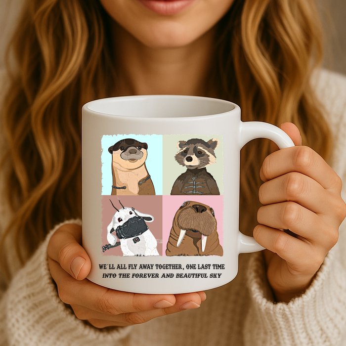 Lylla Rocket Floor Teefs Into The Forever And Beautiful Sky Rock Mug