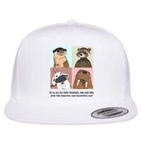 Lylla Rocket Floor Teefs Into The Forever And Beautiful Sky Rock Flat Bill Trucker Hat