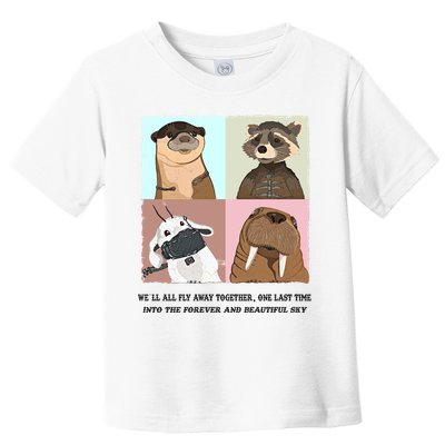 Lylla Rocket Floor Teefs Into The Forever And Beautiful Sky Rock Toddler T-Shirt