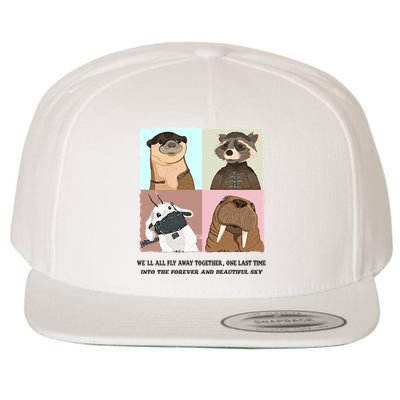 Lylla Rocket Floor Teefs Into The Forever And Beautiful Sky Rock Wool Snapback Cap
