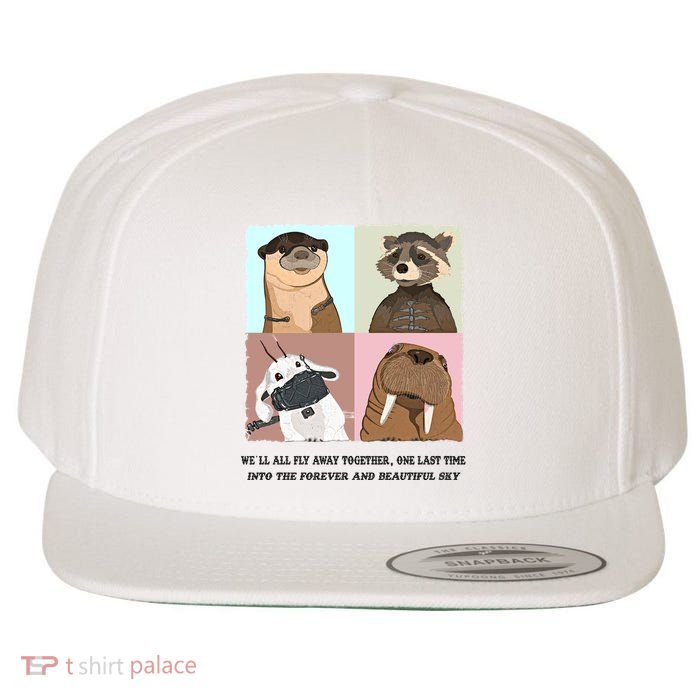 Lylla Rocket Floor Teefs Into The Forever And Beautiful Sky Rock Wool Snapback Cap