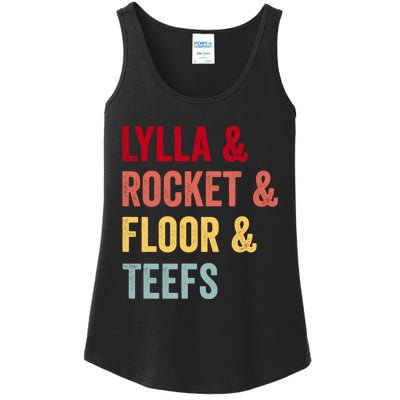 Lylla & Rocket & Floor & Teefs Ladies Essential Tank