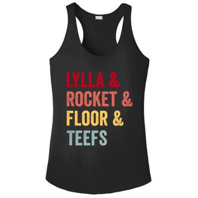 Lylla & Rocket & Floor & Teefs Ladies PosiCharge Competitor Racerback Tank