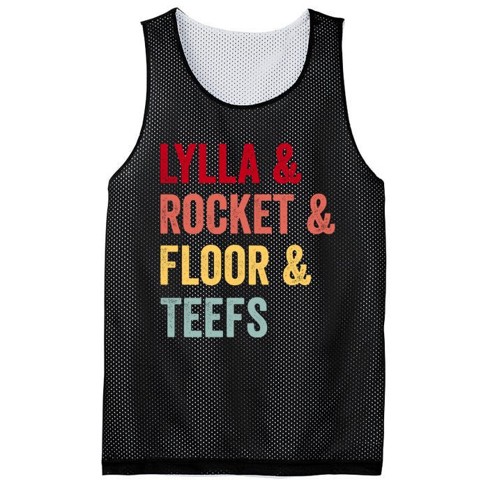 Lylla & Rocket & Floor & Teefs Mesh Reversible Basketball Jersey Tank