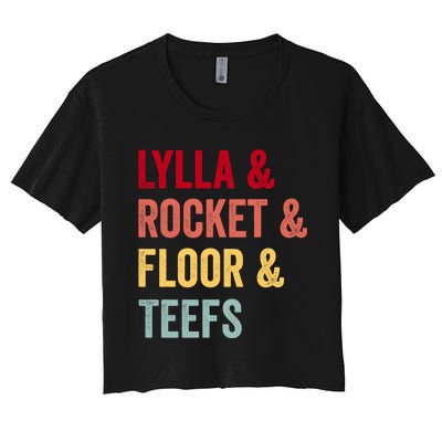 Lylla & Rocket & Floor & Teefs Women's Crop Top Tee