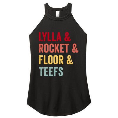 Lylla & Rocket & Floor & Teefs Women's Perfect Tri Rocker Tank