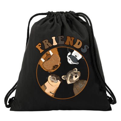 Lylla Rocket Floor Teefs Into The Forever And Beautiful Sky Rocket Drawstring Bag