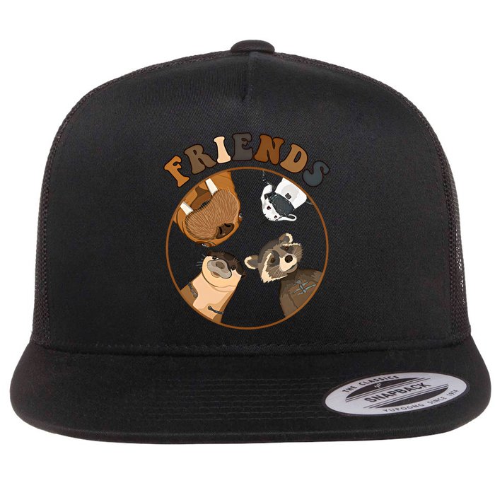 Lylla Rocket Floor Teefs Into The Forever And Beautiful Sky Rocket Flat Bill Trucker Hat