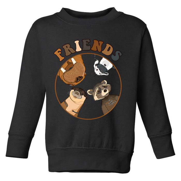 Lylla Rocket Floor Teefs Into The Forever And Beautiful Sky Rocket Toddler Sweatshirt