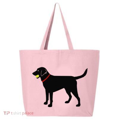 Labrador Retriever Fetch Black Lab Play Ball 25L Jumbo Tote