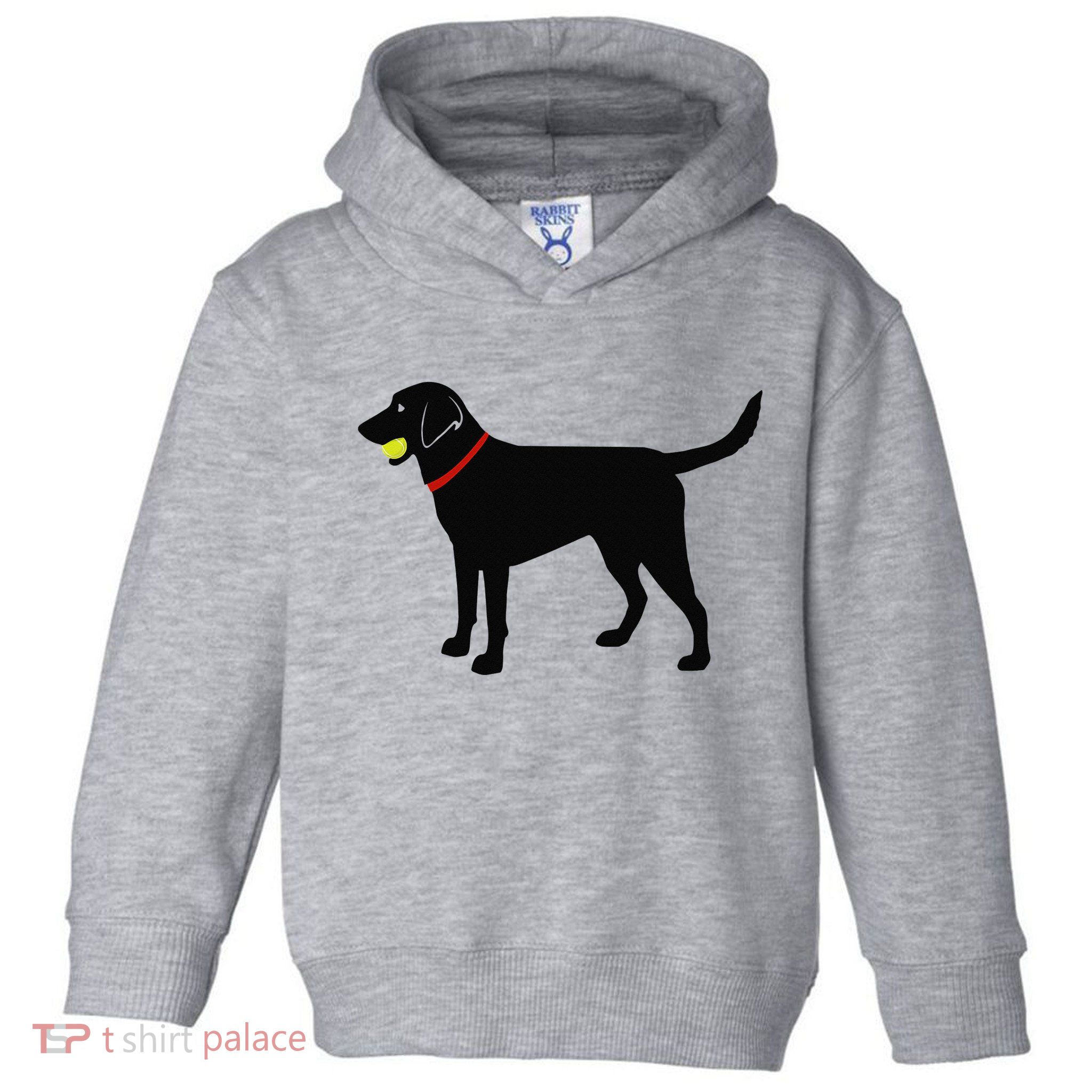 Labrador Retriever Fetch Black Lab Play Ball Toddler Hoodie