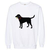 Labrador Retriever Fetch Black Lab Play Ball Garment-Dyed Sweatshirt