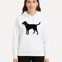 Labrador Retriever Fetch Black Lab Play Ball Hoodie