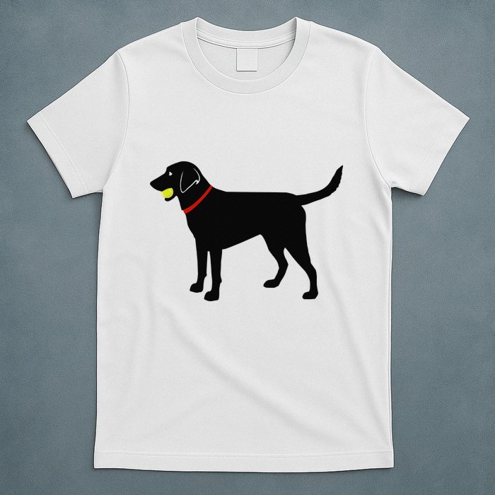 Labrador Retriever Fetch Black Lab Play Ball T-Shirt