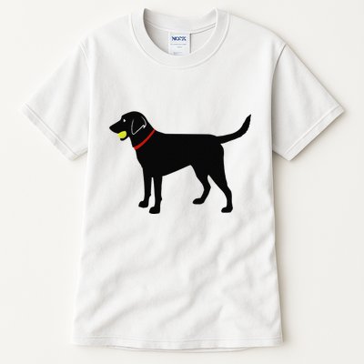Labrador Retriever Fetch Black Lab Play Ball Tall T-Shirt