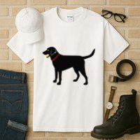 Labrador Retriever Fetch Black Lab Play Ball Tall T-Shirt