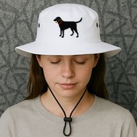 Labrador Retriever Fetch Black Lab Play Ball Bucket Hat