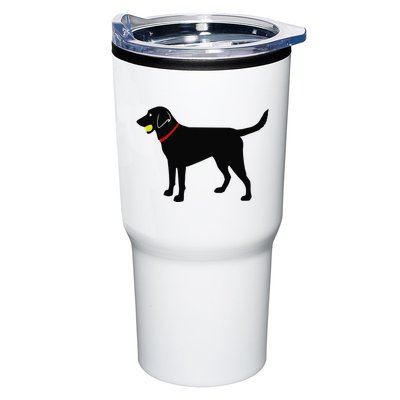 Labrador Retriever Fetch Black Lab Play Ball Tumbler