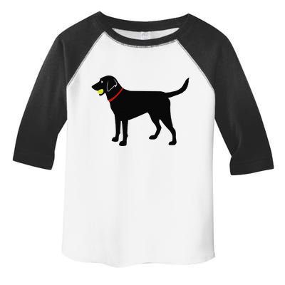 Labrador Retriever Fetch Black Lab Play Ball Toddler Fine Jersey T-Shirt